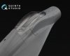 Quinta Studio QC72002 MiG-29 vacuformed clear canopy 2 pcs (for 7278, 7309 Zvezda kit) 1/72